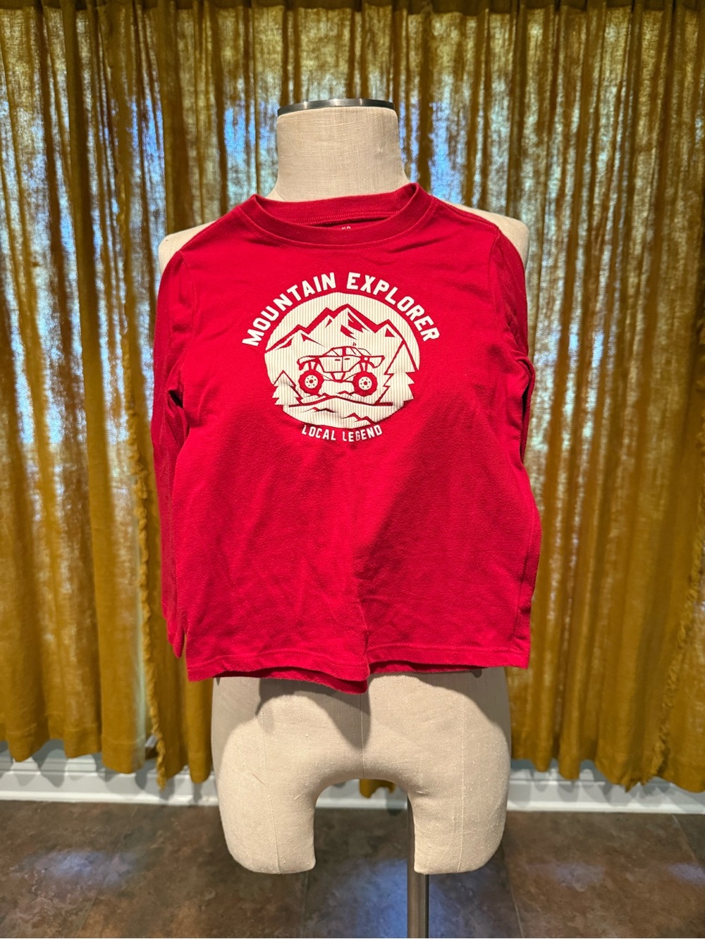 Garanimals Red 'Mountain Explorer' Long Sleeve Tee